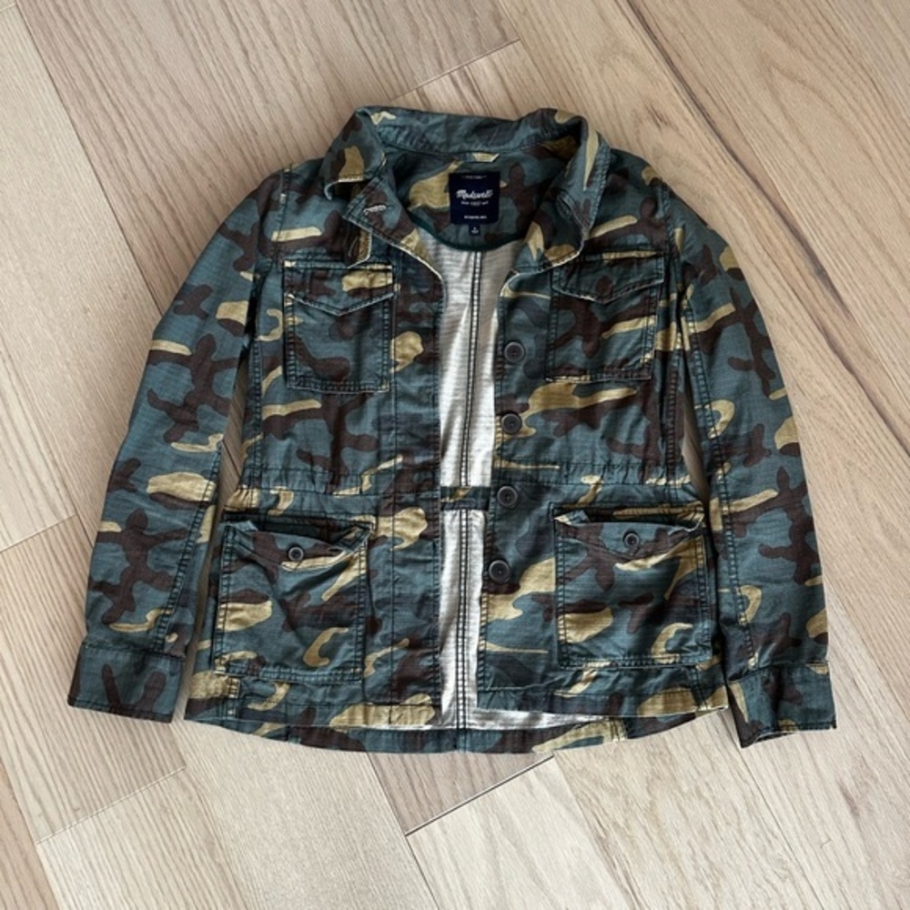 Madewell Camo Jean Jacket